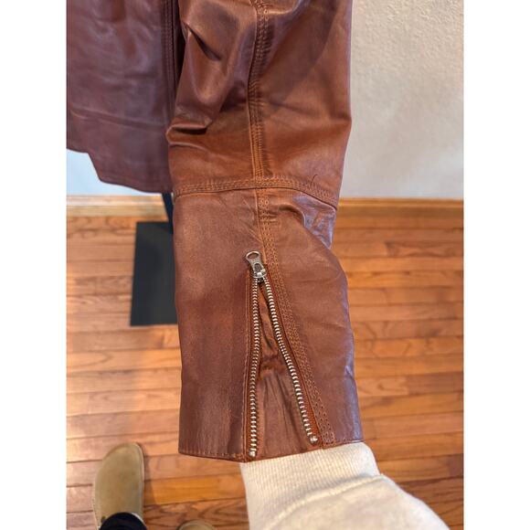 Decrum Women’s Acerra Real Leather Jacket – Cognac – Size XL – NWT - Picture 5 of 11